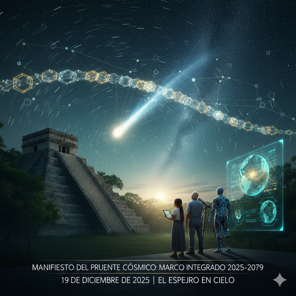 MANIFIESTO DEL PRUENTE CÓSMICO: MARCO INTEGRADO 2025-2079 | 19 DE DICIEMBRE DE 2025 | EL ESPEJRO EN CIELO